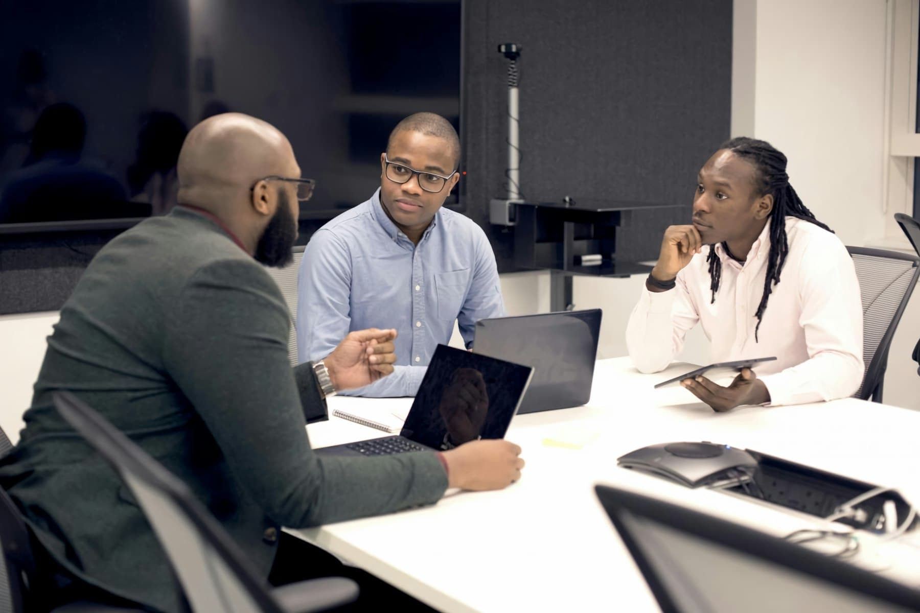 Healthcare leaders in a planning meeting