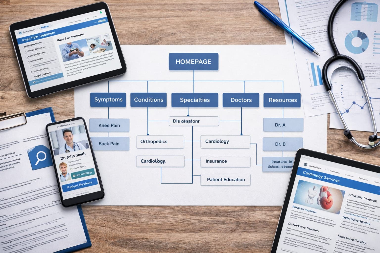 Information Architecture for Healthcare Websites: Organize Medical Content for Clarity